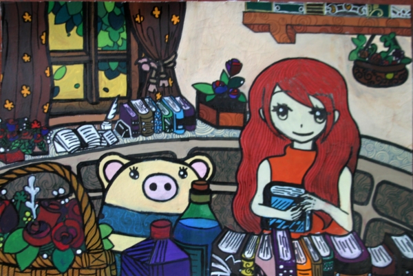 初中美术特长生作品展